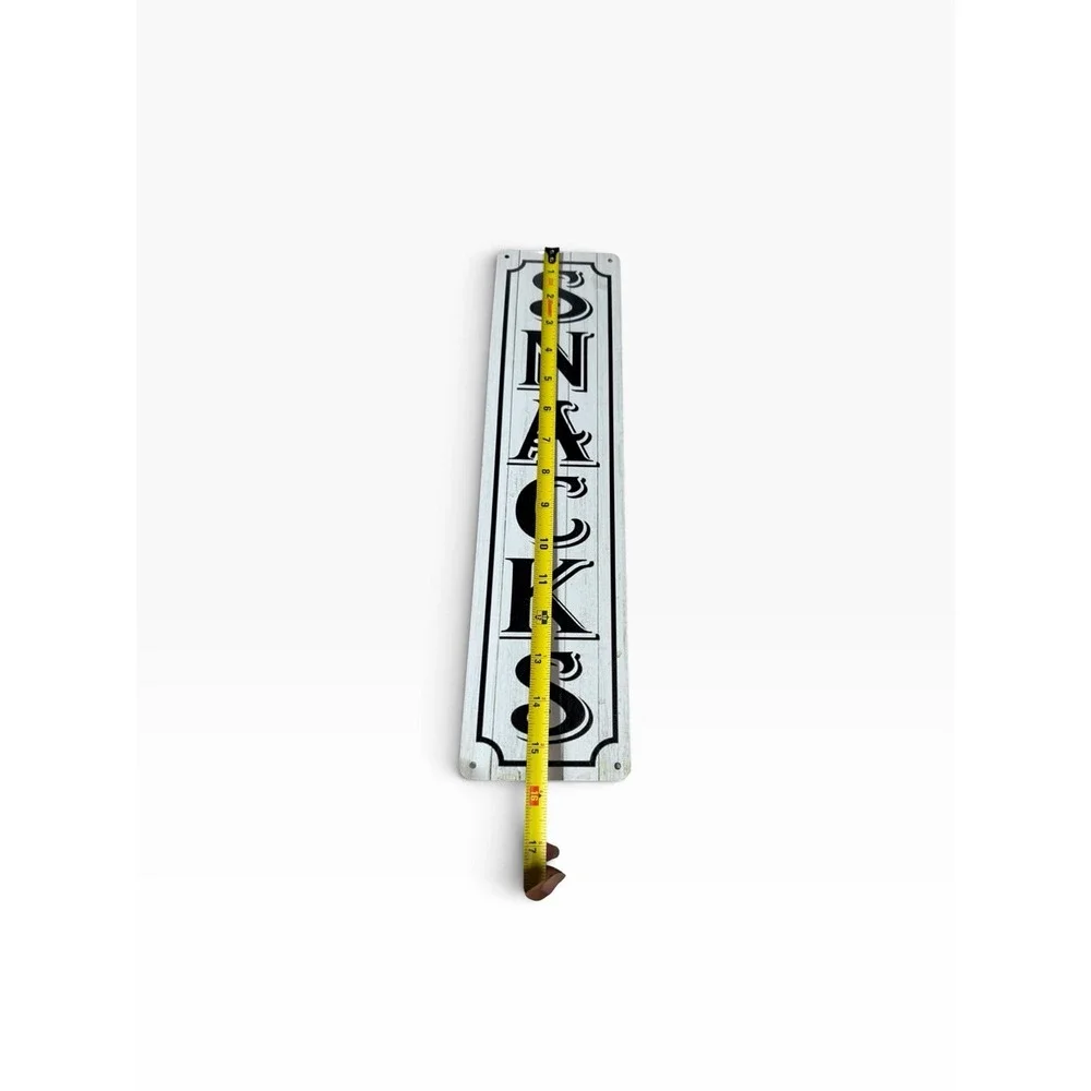 New Novelty Collectible Metal Sign SNACKS